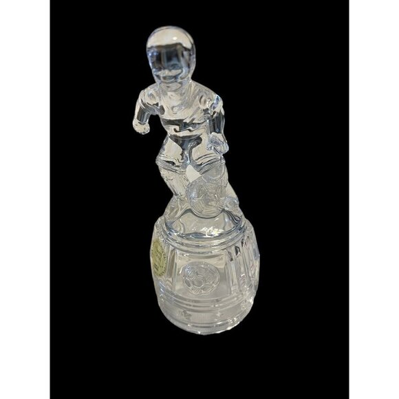 Princess House Lead Crystal Boy Soccer Figurine #900 - Picture 2 of 9
